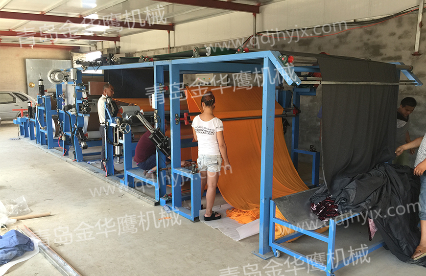 Glue point transfer compound machine